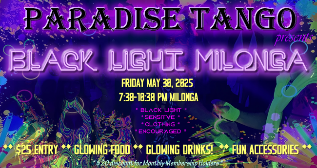 Black Light Milonga 2025